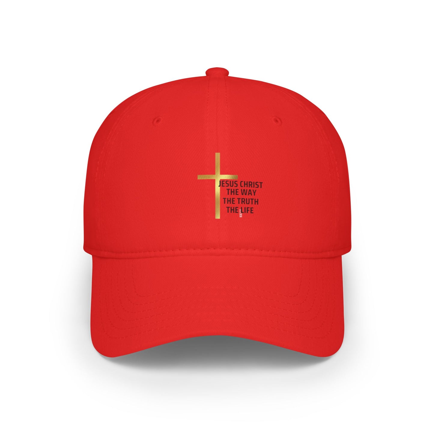 Inspirational Faith Baseball Cap - Jesus Christ The Way The Truth The Life