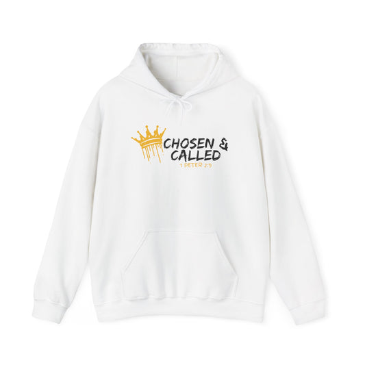 Chosen & Called Unisex Hooded Sweatshirt - Christian Apparel with Crown Design