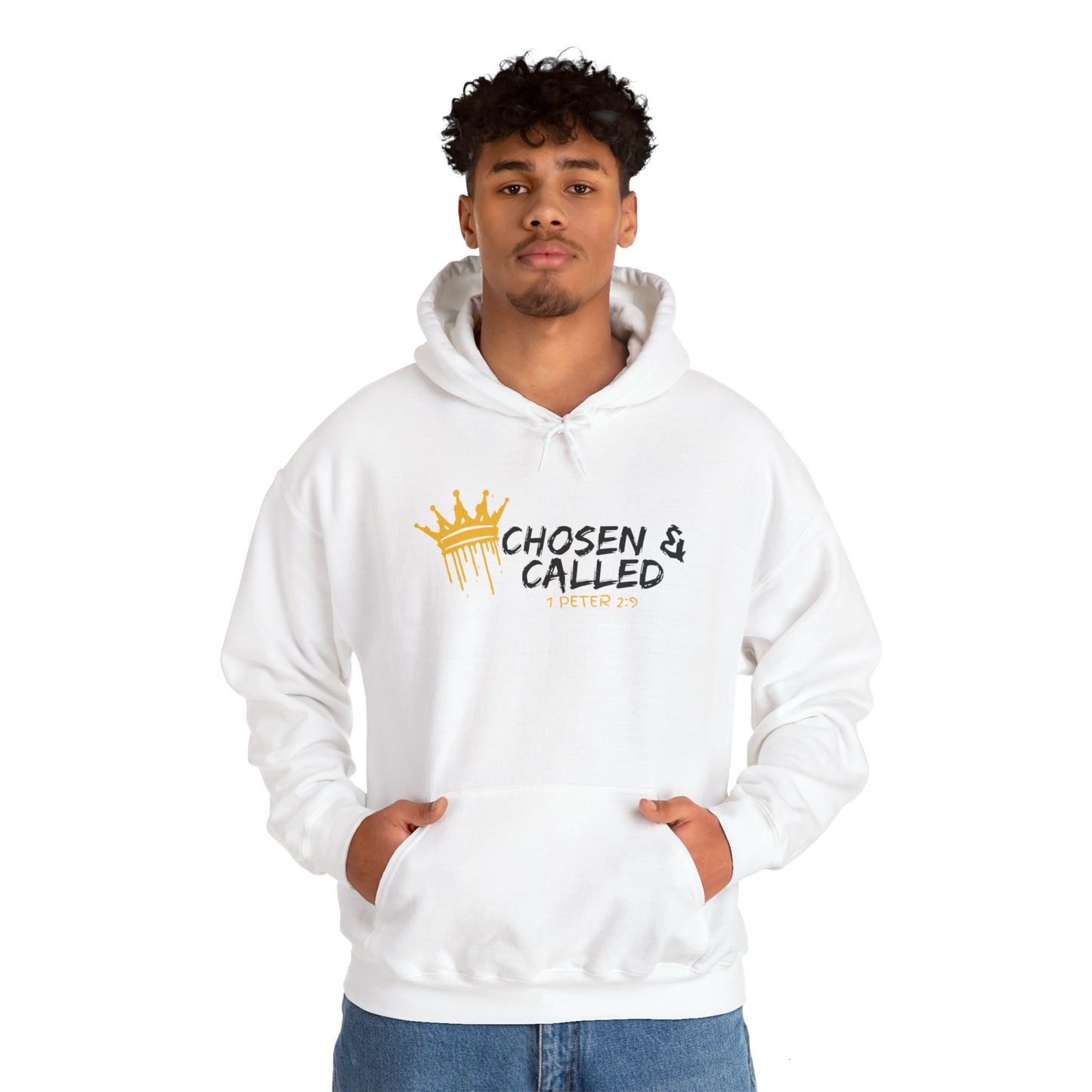 Chosen & Called Unisex Hooded Sweatshirt - Christian Apparel with Crown Design