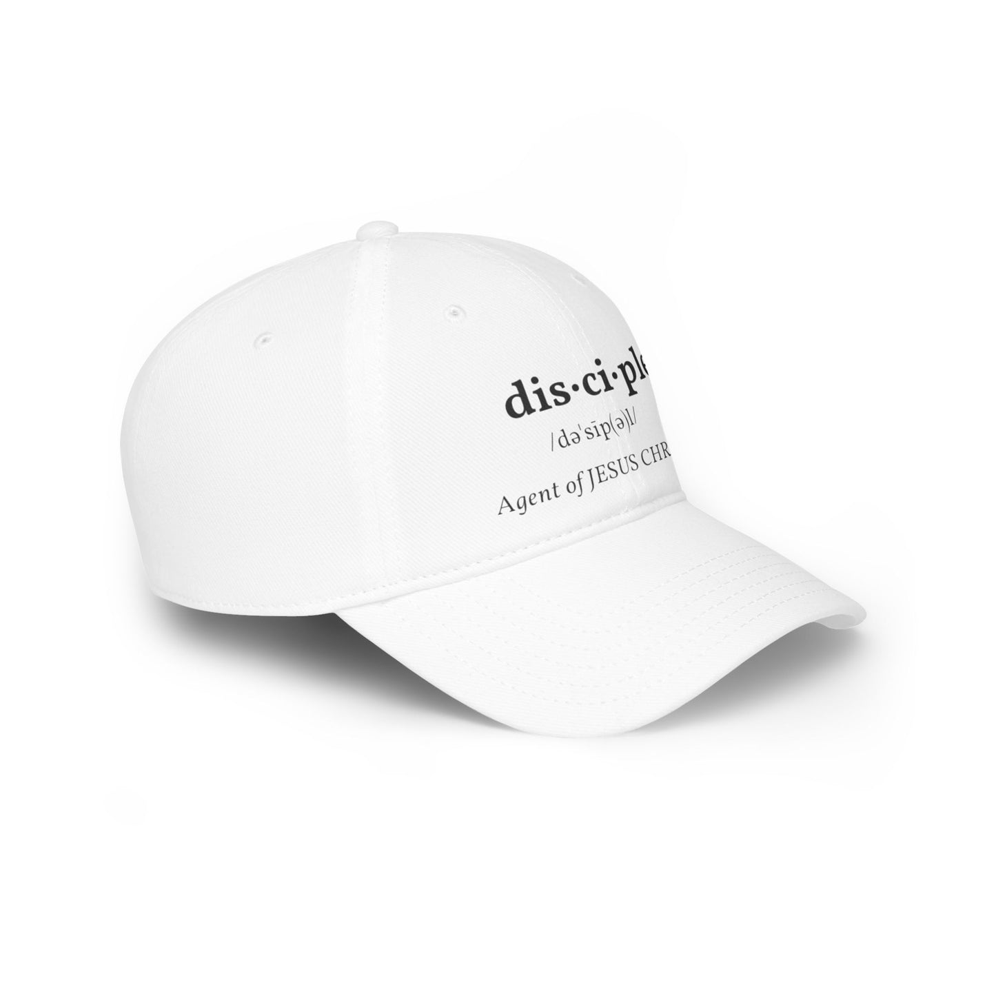 Red Disciple Baseball Cap – Faith-Inspired Hat for Believers