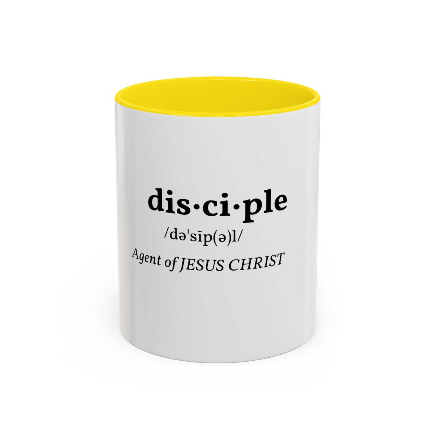 Disciple Coffee Mug - Agent of Jesus Christ - Inspirational Ceramic Mug for Faith and Encouragement