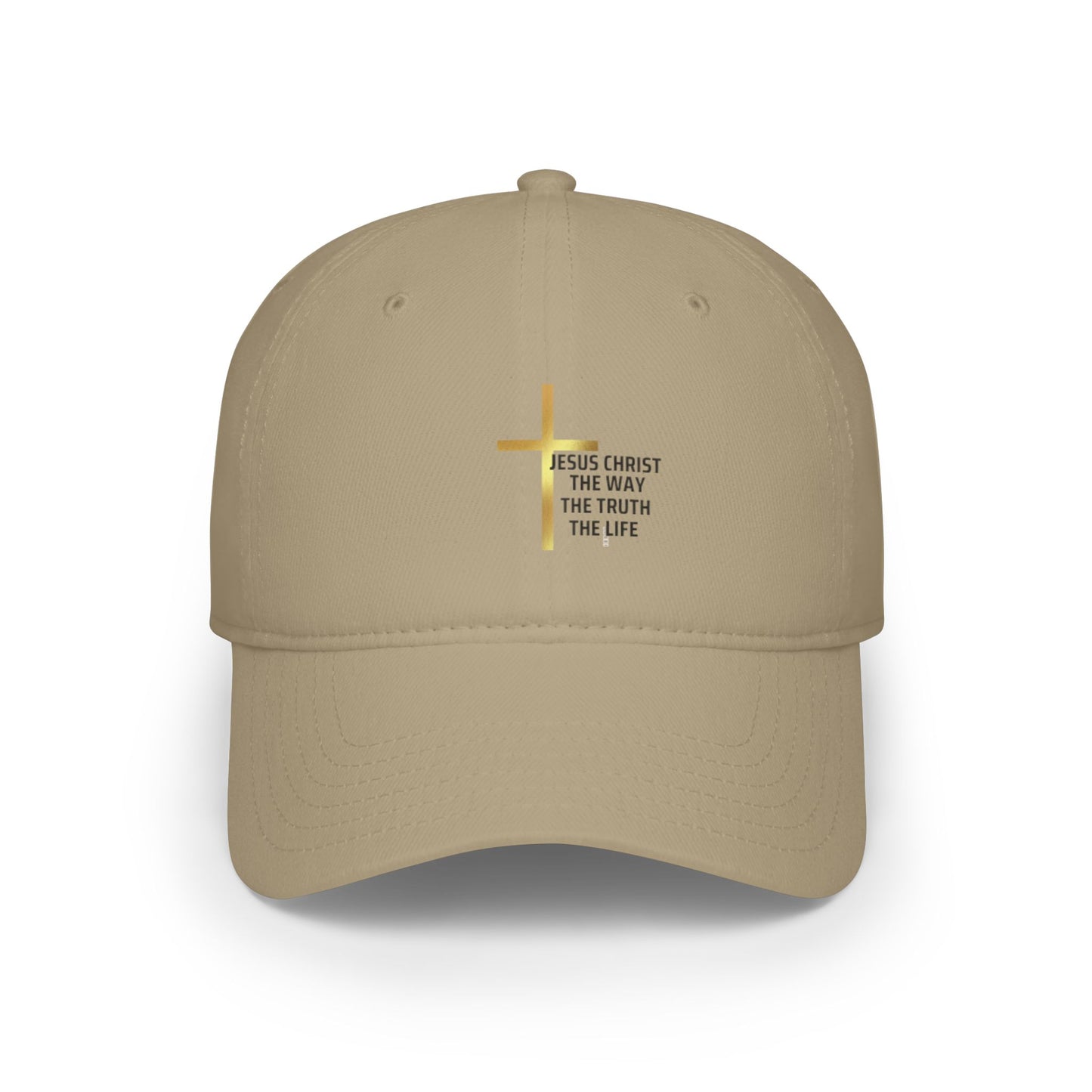 Inspirational Faith Baseball Cap - Jesus Christ The Way The Truth The Life