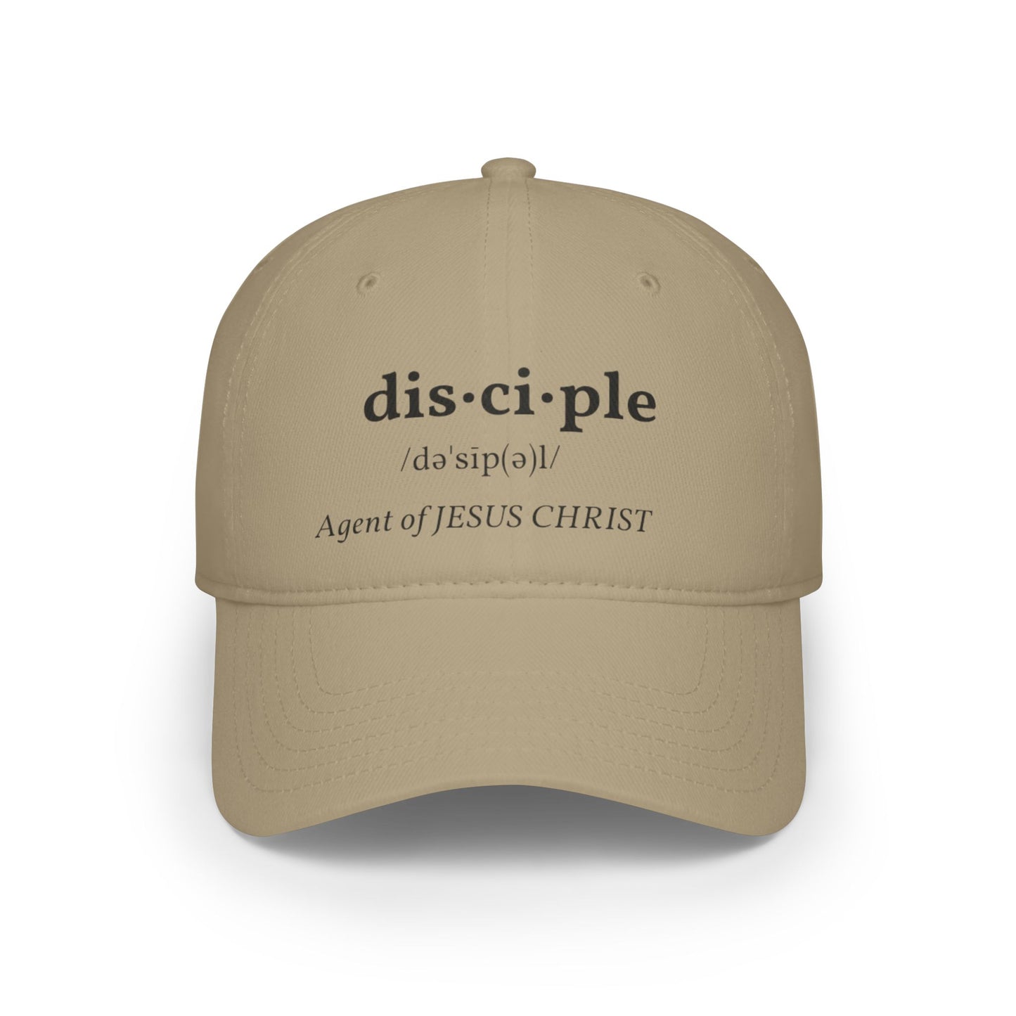 Red Disciple Baseball Cap – Faith-Inspired Hat for Believers