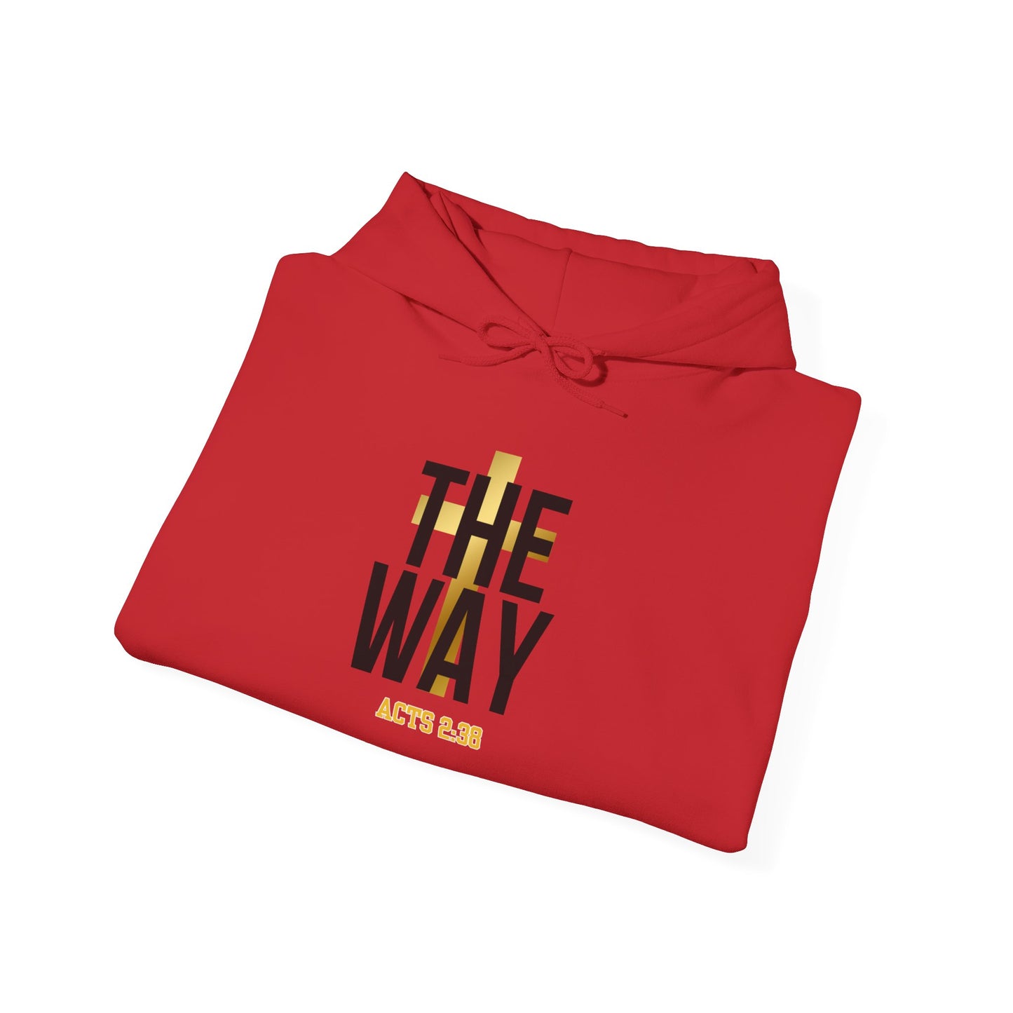 The Way Unisex Heavy Blend Hoodie - Inspirational Acts 2:38 Design