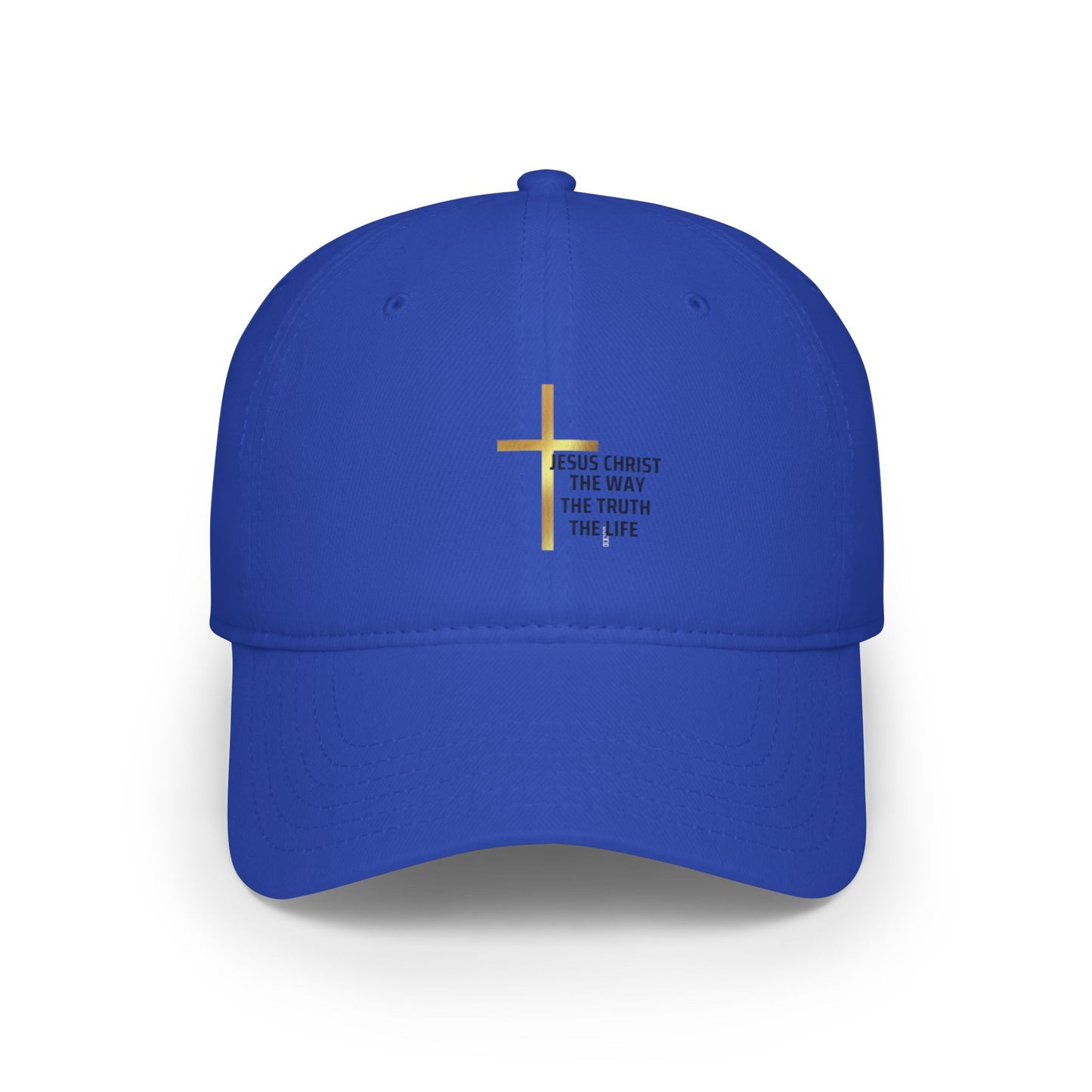 Inspirational Faith Baseball Cap - Jesus Christ The Way The Truth The Life