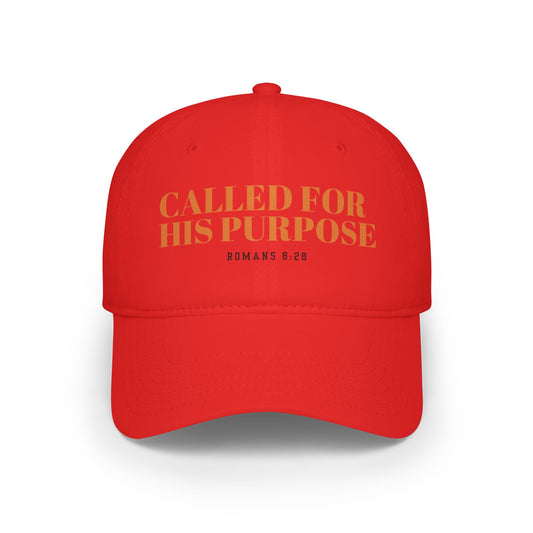 Called for His Purpose Low Profile Baseball Cap | Motivational Hat