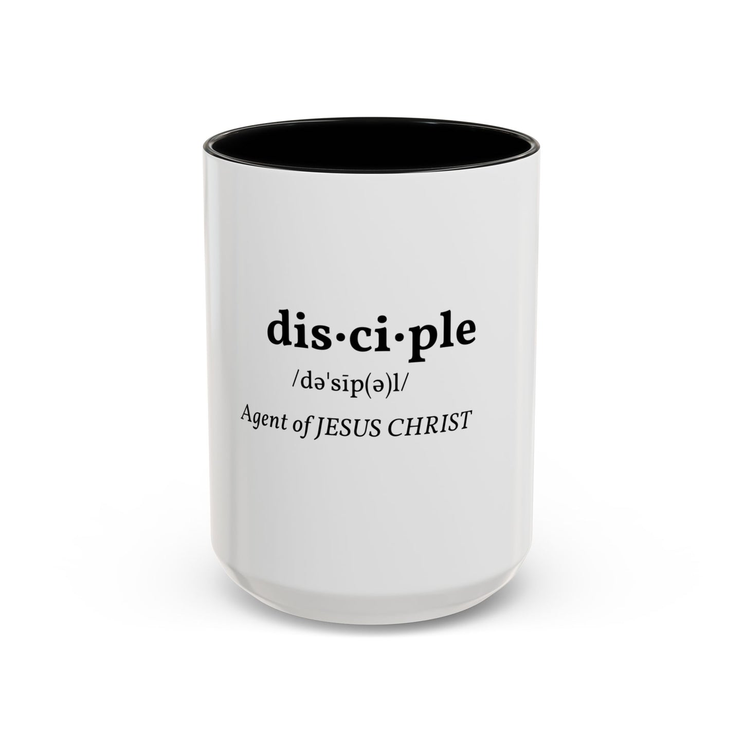 Disciple Coffee Mug - Agent of Jesus Christ - Inspirational Ceramic Mug for Faith and Encouragement