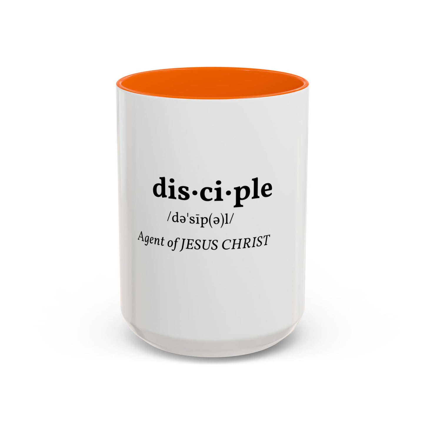 Disciple Coffee Mug - Agent of Jesus Christ - Inspirational Ceramic Mug for Faith and Encouragement