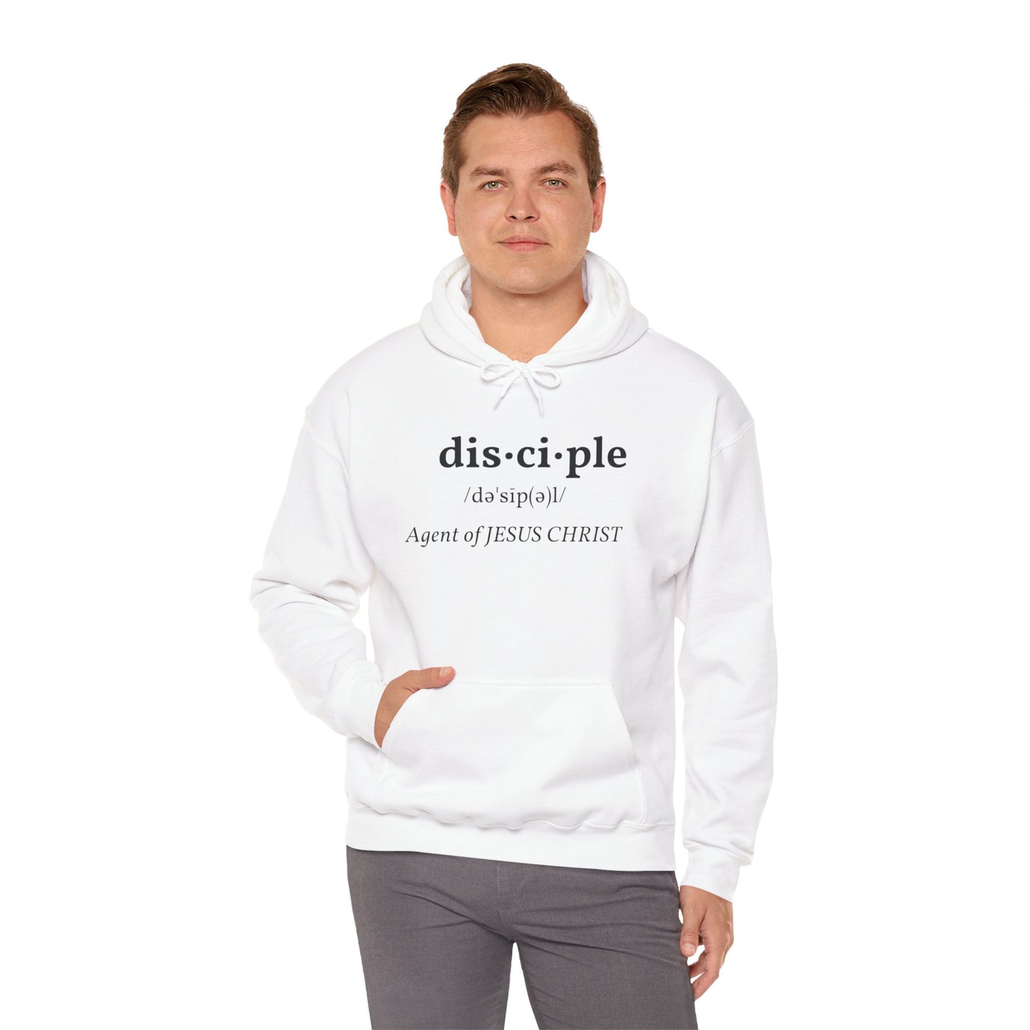 Unisex Heavy Blend™ Hooded Sweatshirt - "Disciple" Agent of Jesus Christ