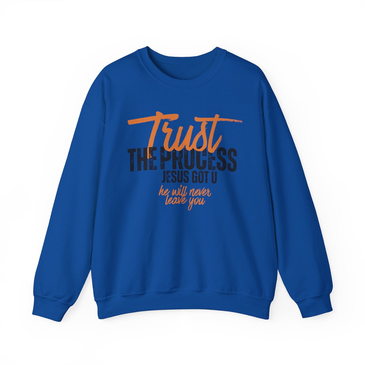 Trust the Process Sweatshirt - Unisex Heavy Blend™ Crewneck for Comfort and Inspiration