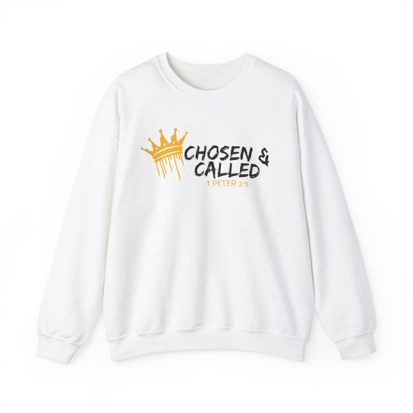 Chosen & Called Unisex Heavy Blend Crewneck Sweatshirt - Inspirational Christian Apparel