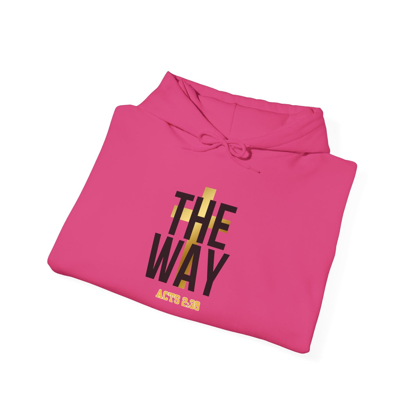 The Way Unisex Heavy Blend Hoodie - Inspirational Acts 2:38 Design