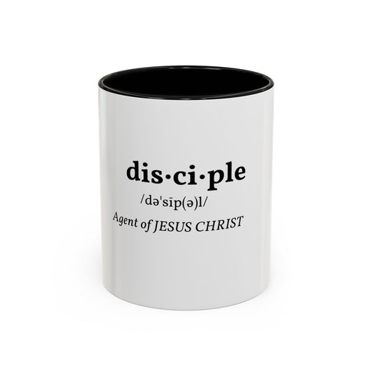 Disciple Coffee Mug - Agent of Jesus Christ - Inspirational Ceramic Mug for Faith and Encouragement