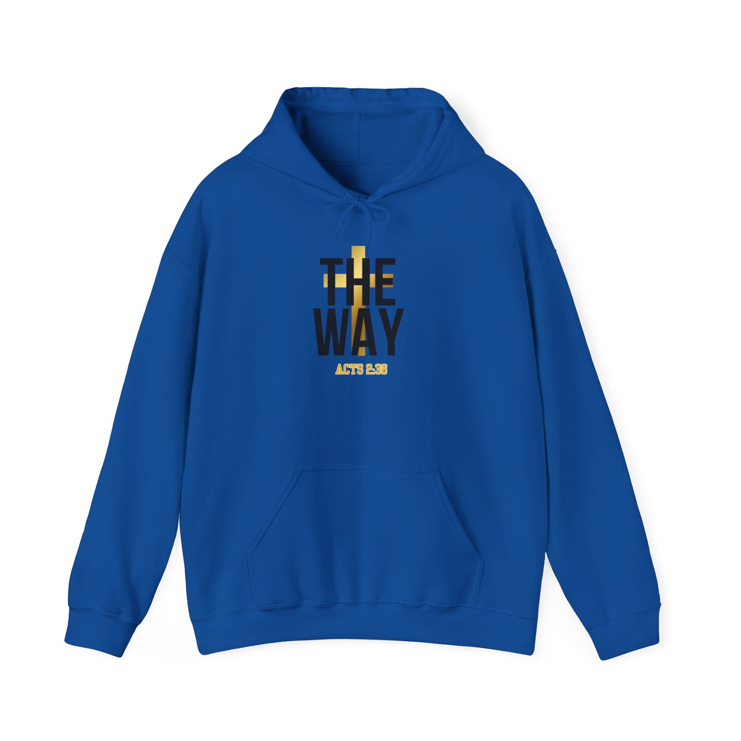 The Way Unisex Heavy Blend Hoodie - Inspirational Acts 2:38 Design