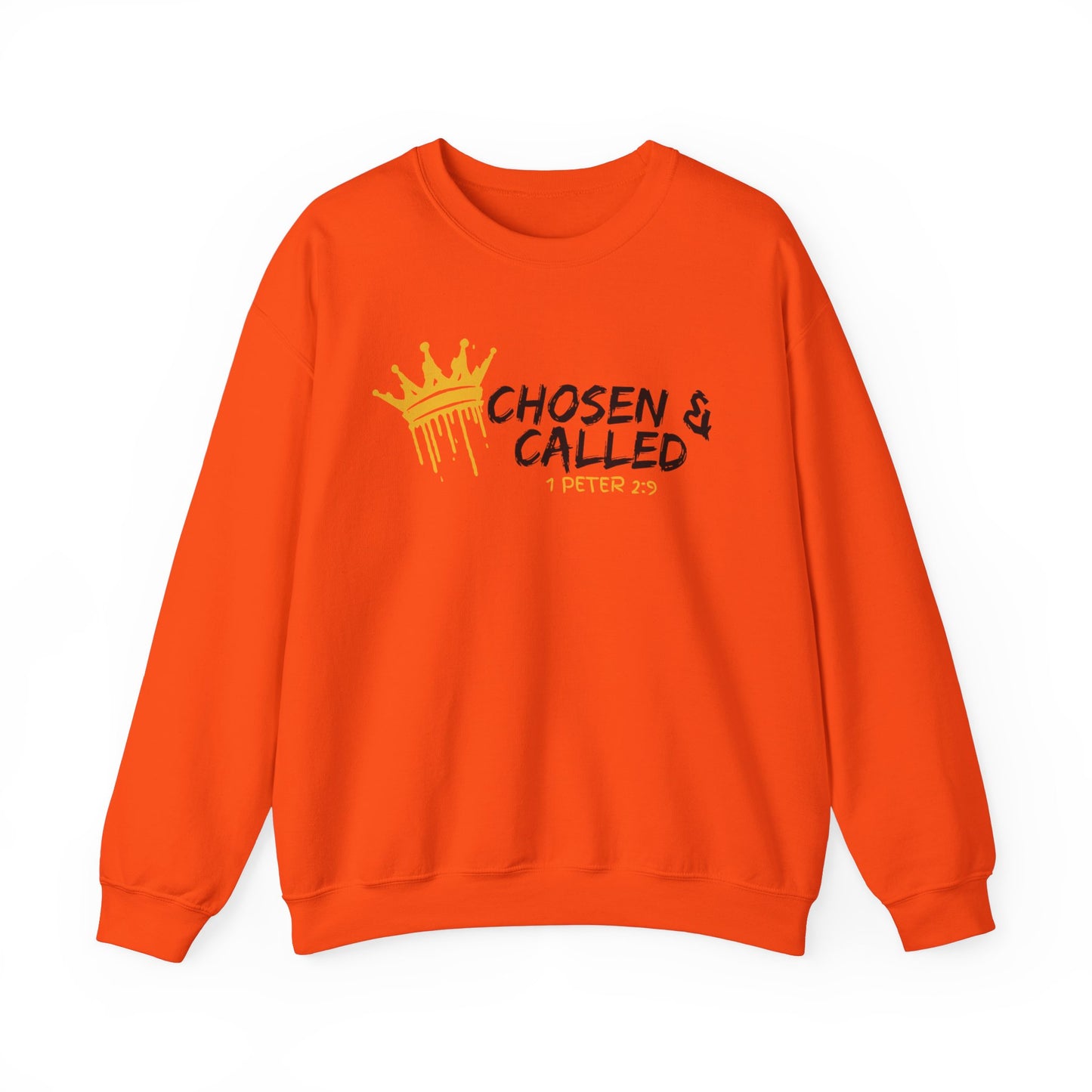 Chosen & Called Unisex Heavy Blend Crewneck Sweatshirt - Inspirational Christian Apparel