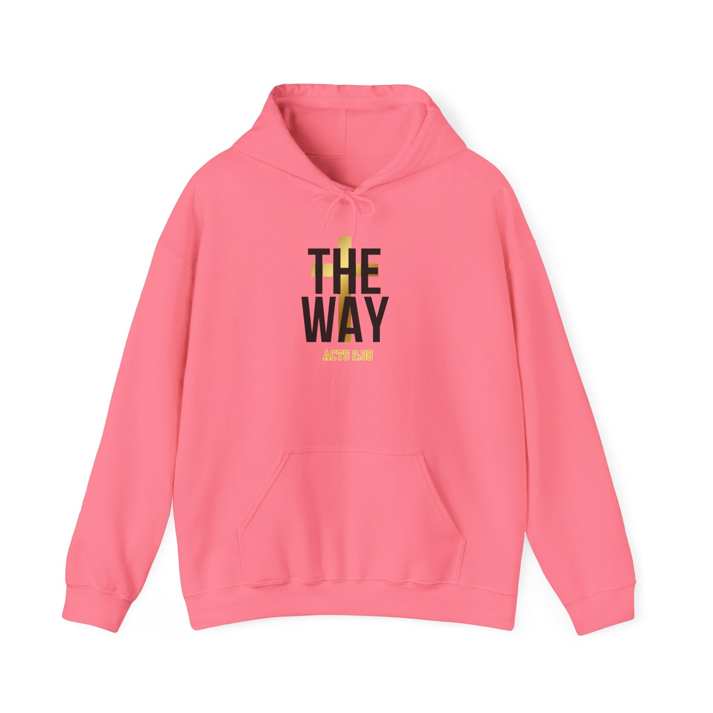 The Way Unisex Heavy Blend Hoodie - Inspirational Acts 2:38 Design