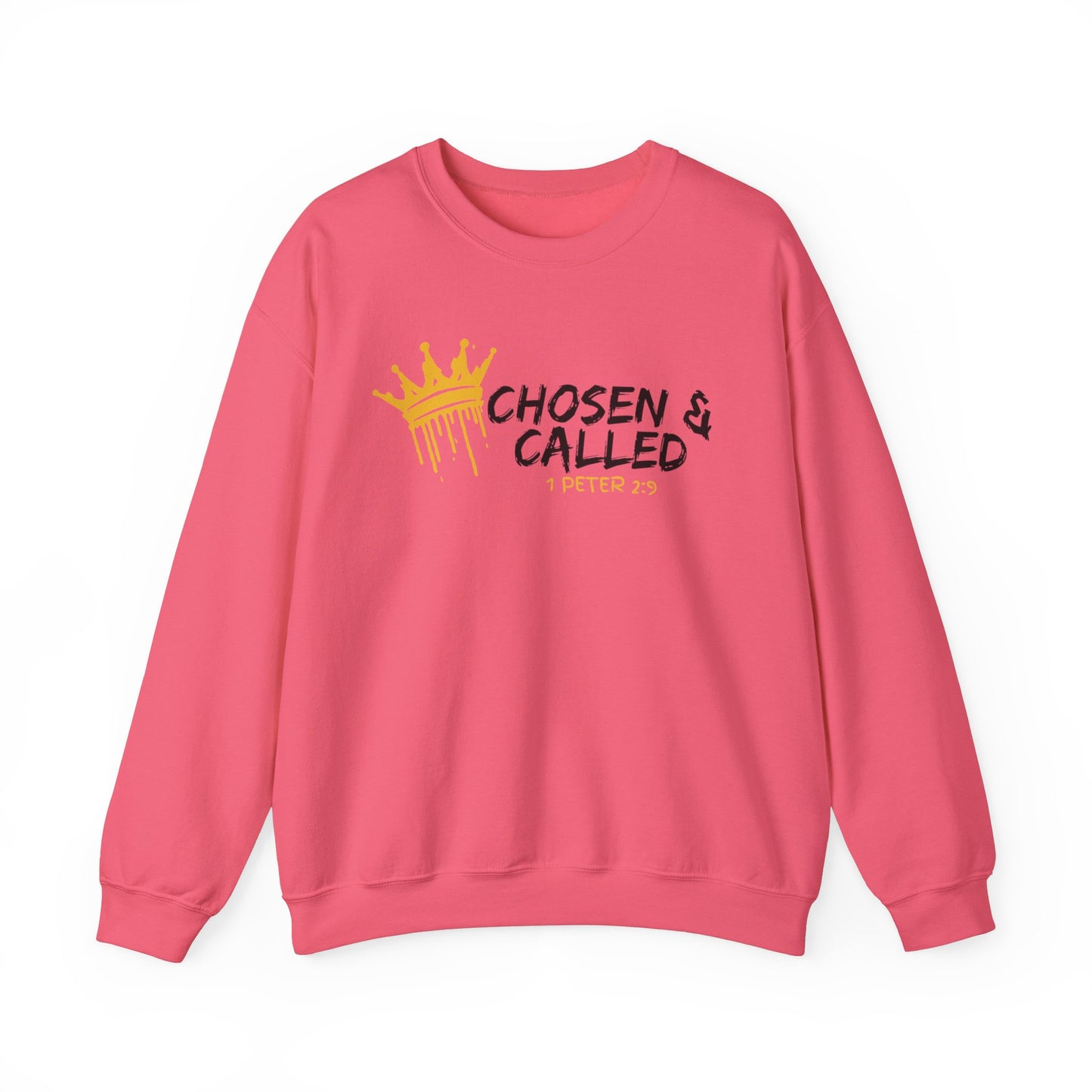 Chosen & Called Unisex Heavy Blend Crewneck Sweatshirt - Inspirational Christian Apparel