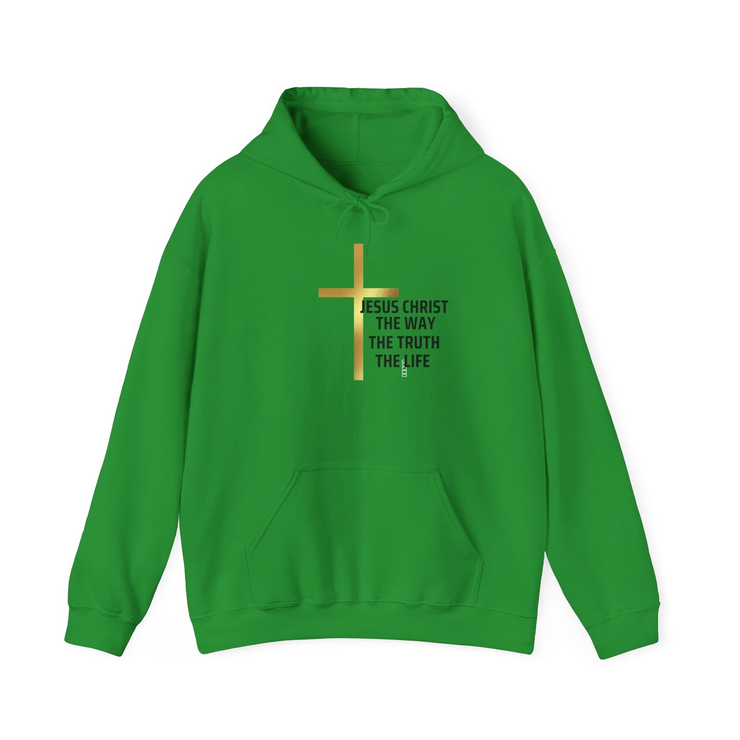 Faith-Inspired Unisex Heavy Blend Hoodie - 'Jesus Christ: The Way, The Truth, The Life'