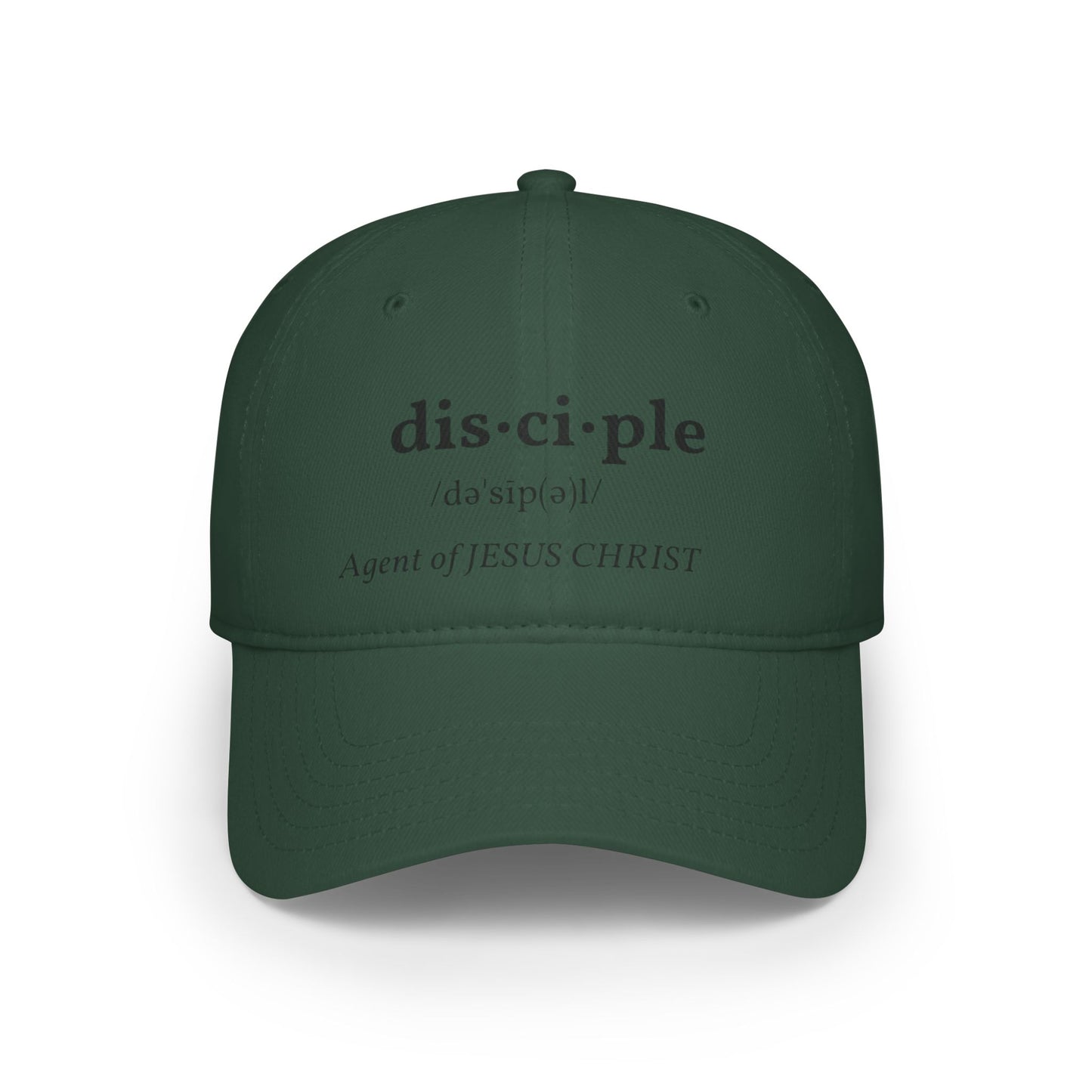 Red Disciple Baseball Cap – Faith-Inspired Hat for Believers