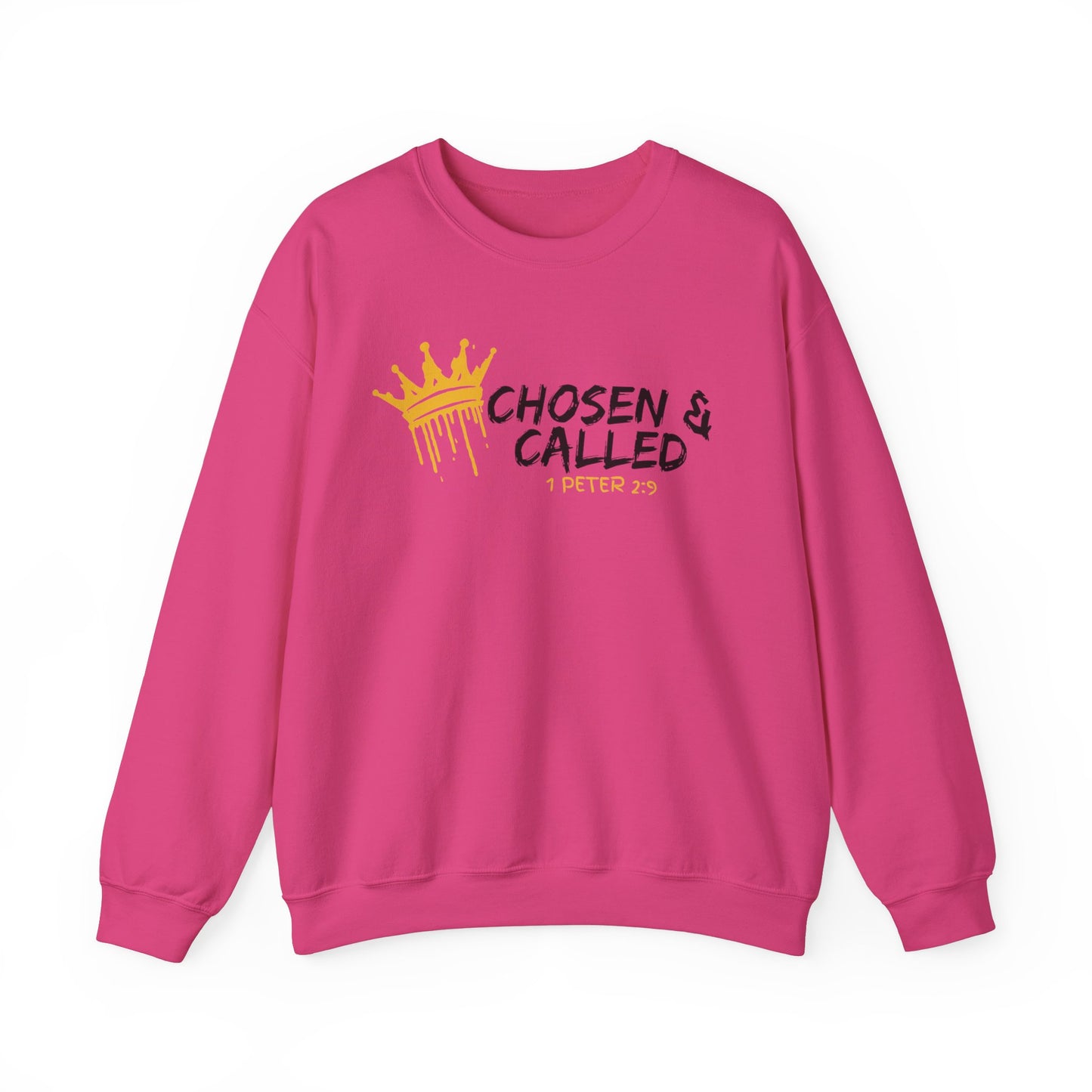 Chosen & Called Unisex Heavy Blend Crewneck Sweatshirt - Inspirational Christian Apparel