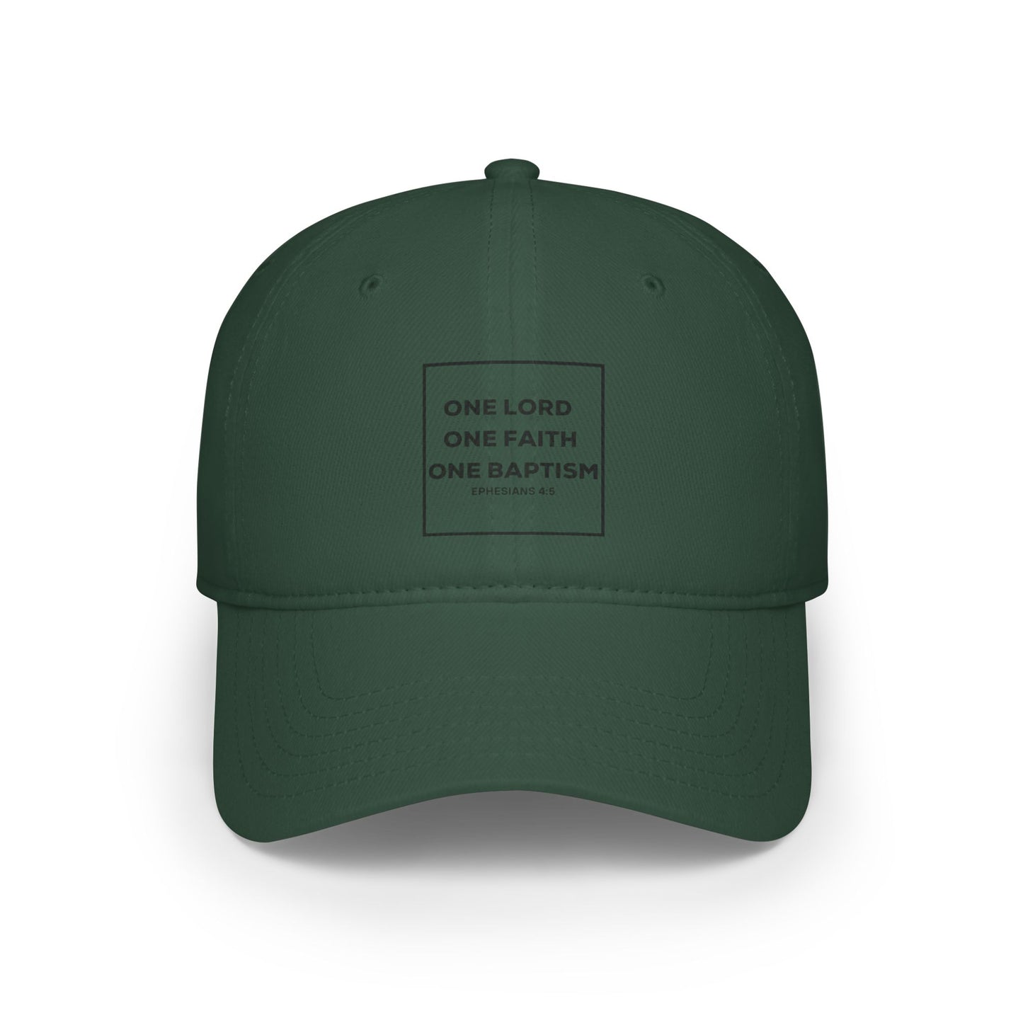 Inspirational Faith Baseball Cap - One Lord, One Faith, One Baptism