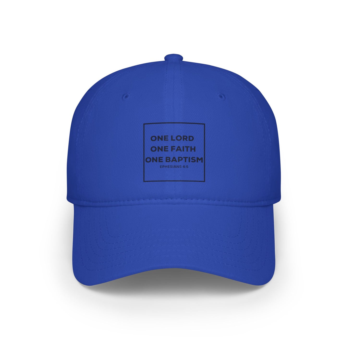 Inspirational Faith Baseball Cap - One Lord, One Faith, One Baptism