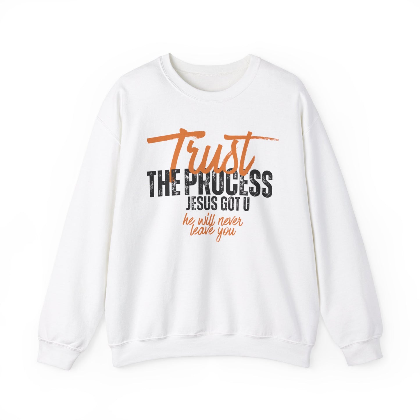 Trust the Process Sweatshirt - Unisex Heavy Blend™ Crewneck for Comfort and Inspiration