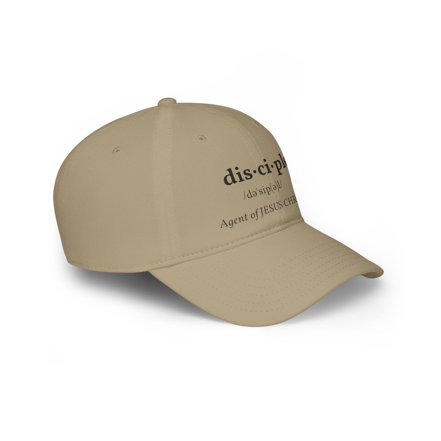 Red Disciple Baseball Cap – Faith-Inspired Hat for Believers