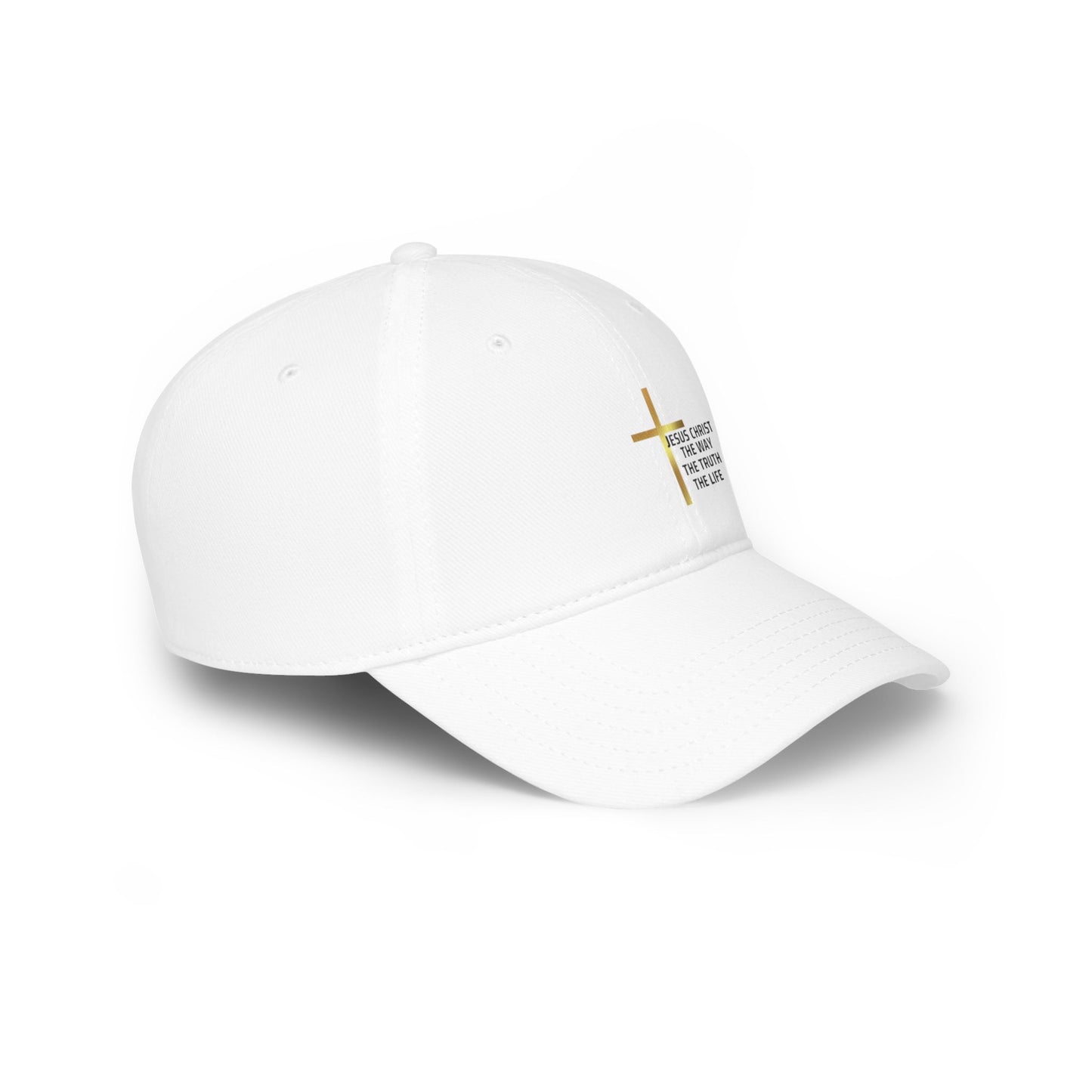 Inspirational Faith Baseball Cap - Jesus Christ The Way The Truth The Life