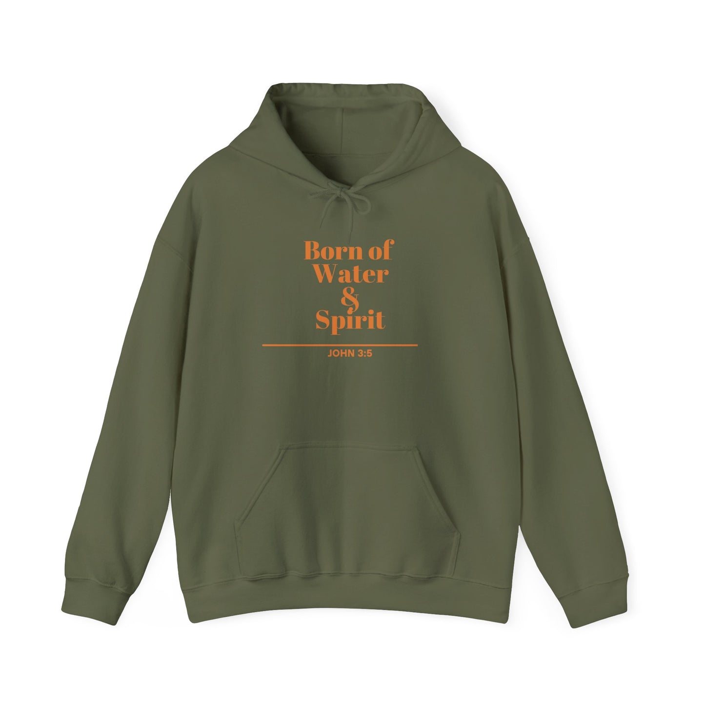 Born of Water & Spirit Hoodie - Unisex Spiritual Sweatshirt