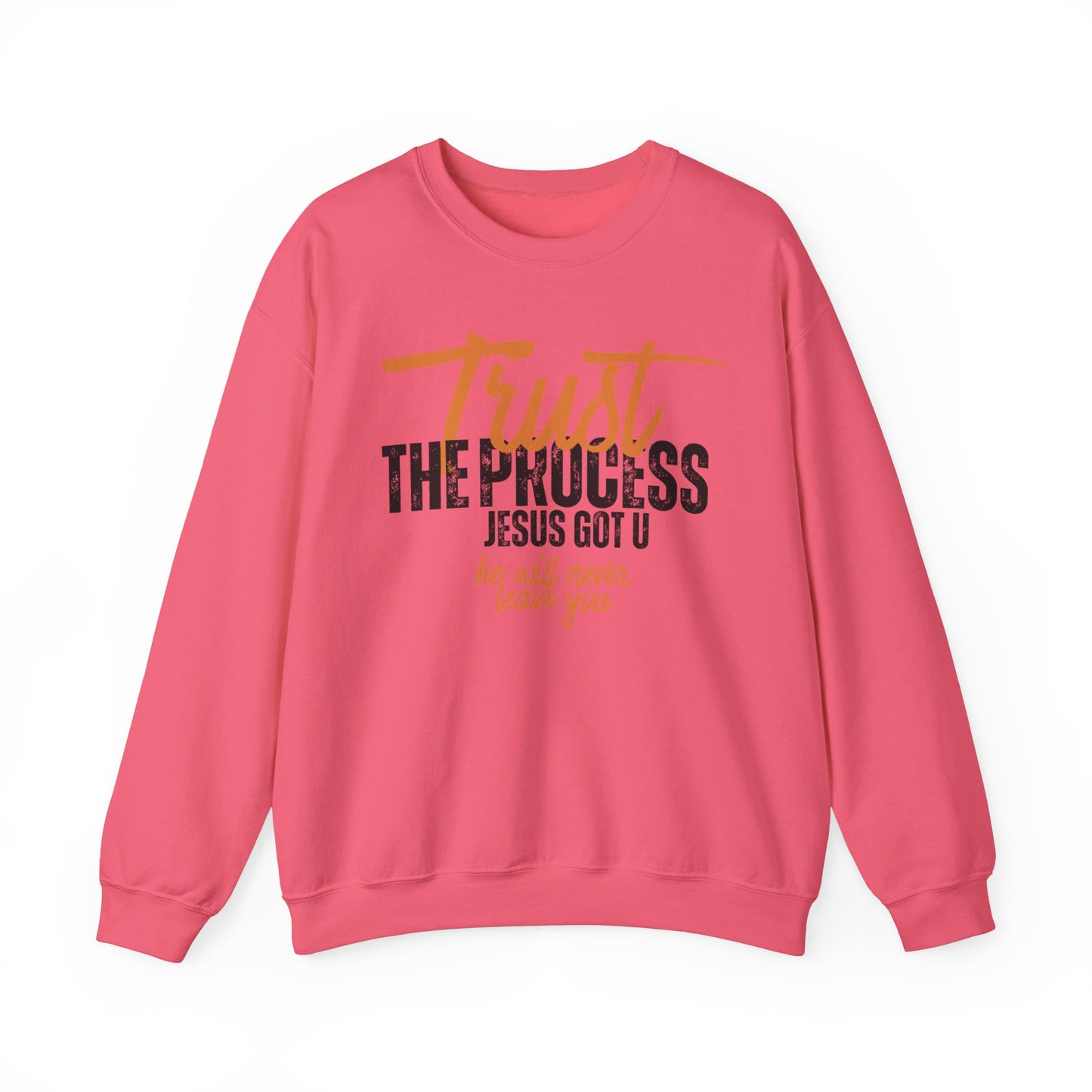 Trust the Process Sweatshirt - Unisex Heavy Blend™ Crewneck for Comfort and Inspiration