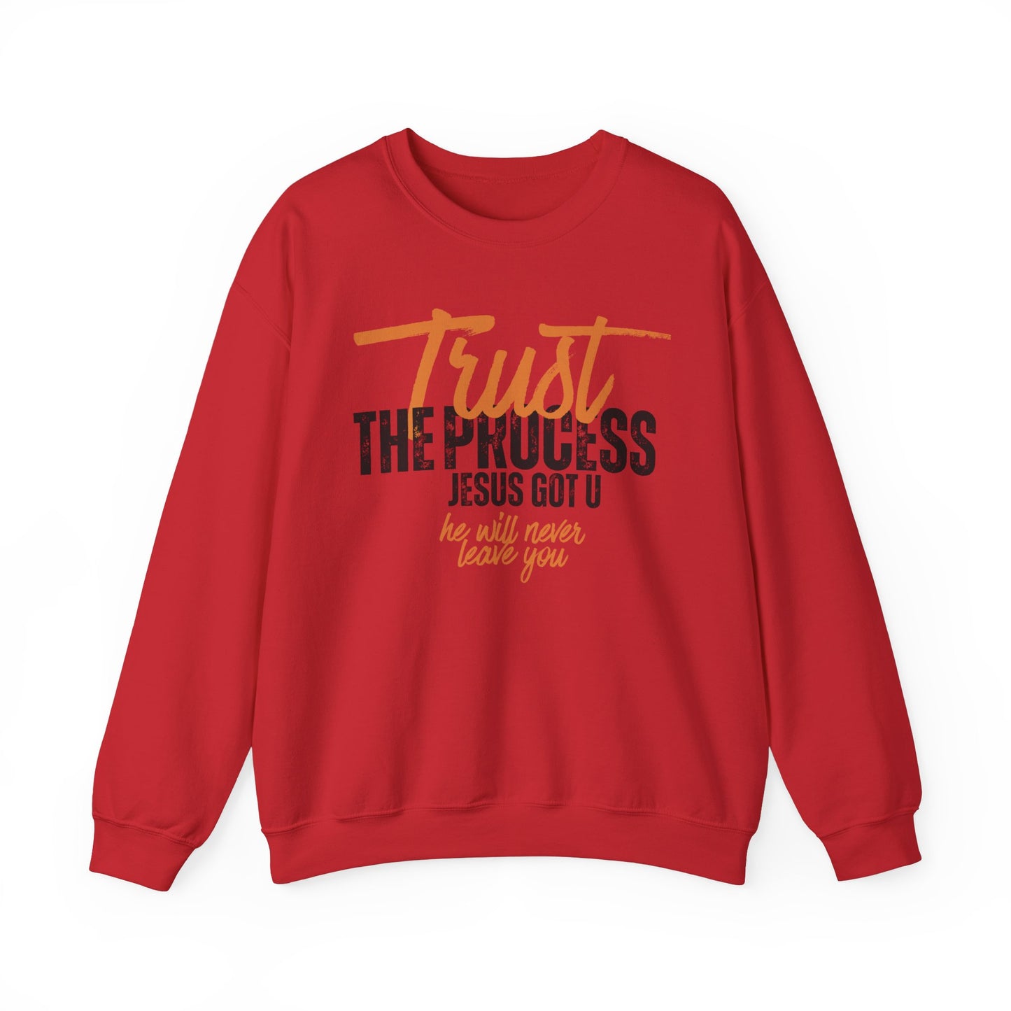 Trust the Process Sweatshirt - Unisex Heavy Blend™ Crewneck for Comfort and Inspiration