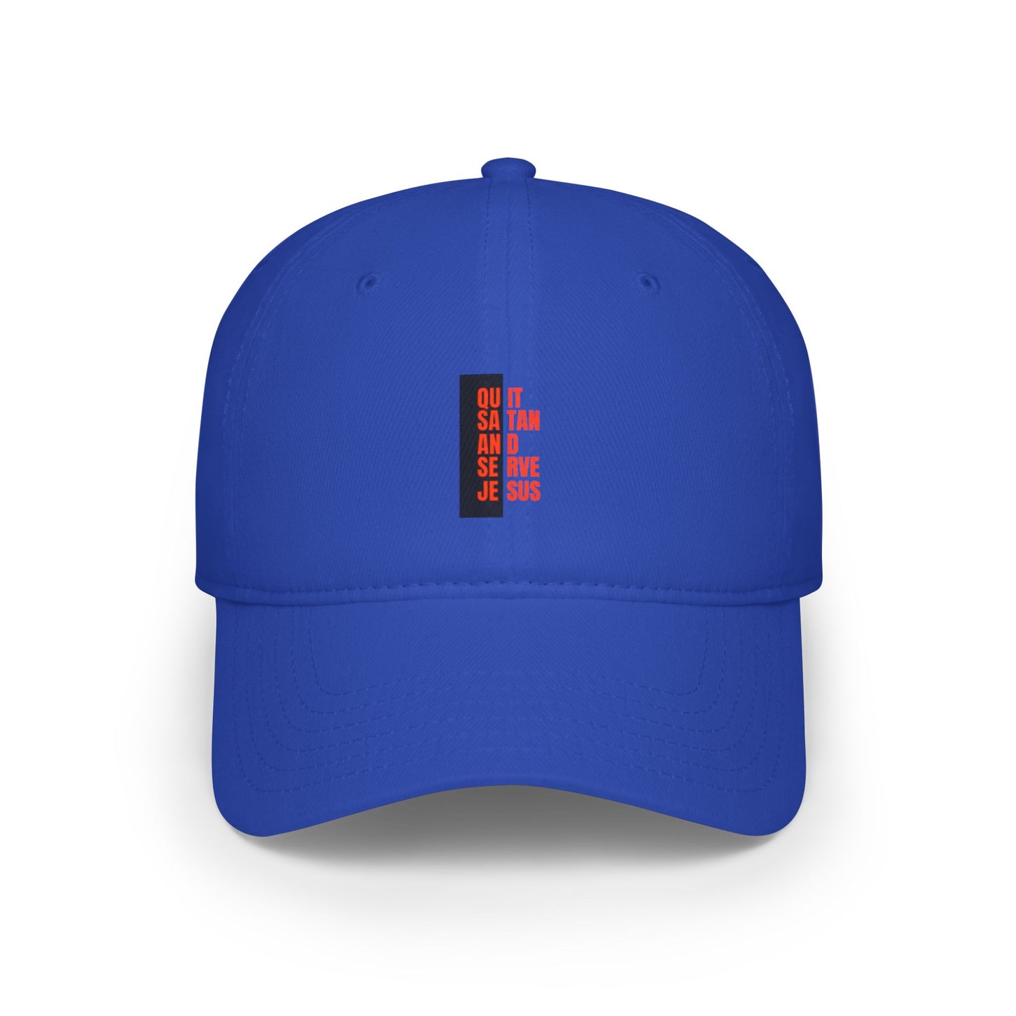 Faith-Based Low Profile Baseball Cap - "Quit Satan"