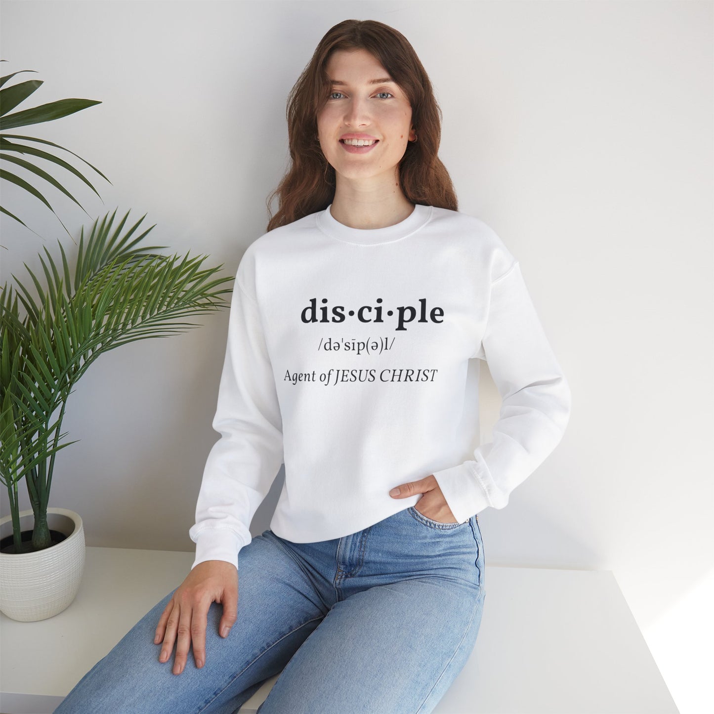 Christian Disciple Sweatshirt - Unisex Heavy Blend Crewneck