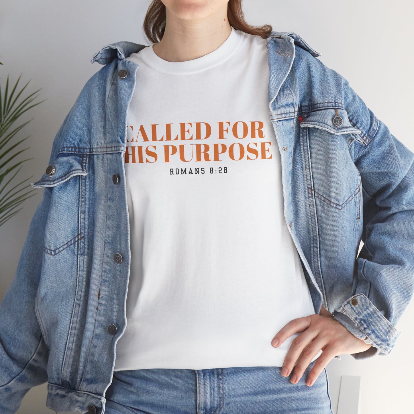 Unisex Heavy Cotton Tee - "Called for His Purpose" Inspirational Shirt