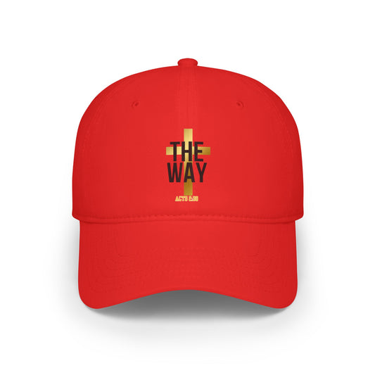 Inspiring Faith Red Baseball Cap - "The Way"